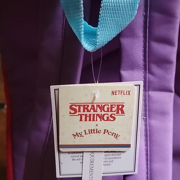 *2 Pieces* Netflix Stranger Things My Little Pony Backpack and Pony Set - Picture 5 of 6